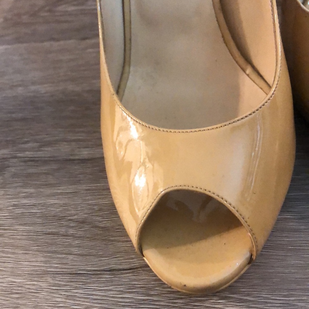 Jimmy Choo Peep Toe Patent Leather Heels Size 40 - Picture 3 of 16